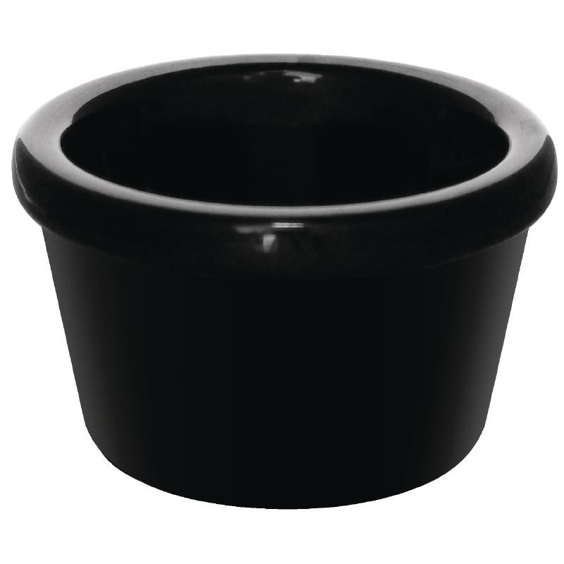 Ramequin lisse Kristallon  - 43ml - D63mm - noir - 12pce